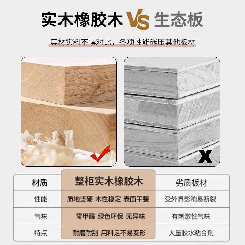 纯实木边柜客厅家用2025新款茶几组合落地电视柜胡桃木靠墙展示柜