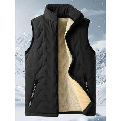 K 82359 Ultrasonic Fleece Vest Men Workwear 羊羔绒工装马甲