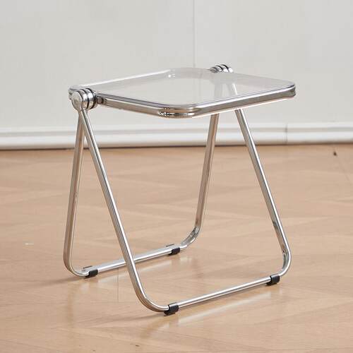 中古网红ins风创意小边几折叠桌子家用沙发角几压克力透明小茶几