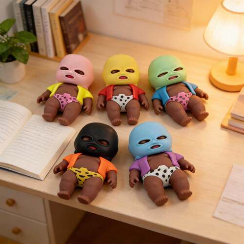Ugly Doll Squeeze Toy: Soft and highly elastic, it offers a