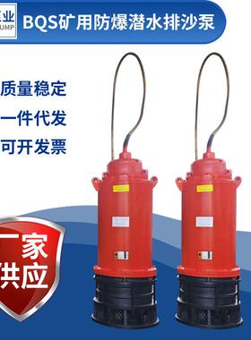 BQS矿用防爆潜水排沙泵厂家 BQS100-502-30NS矿用防爆潜水排沙泵