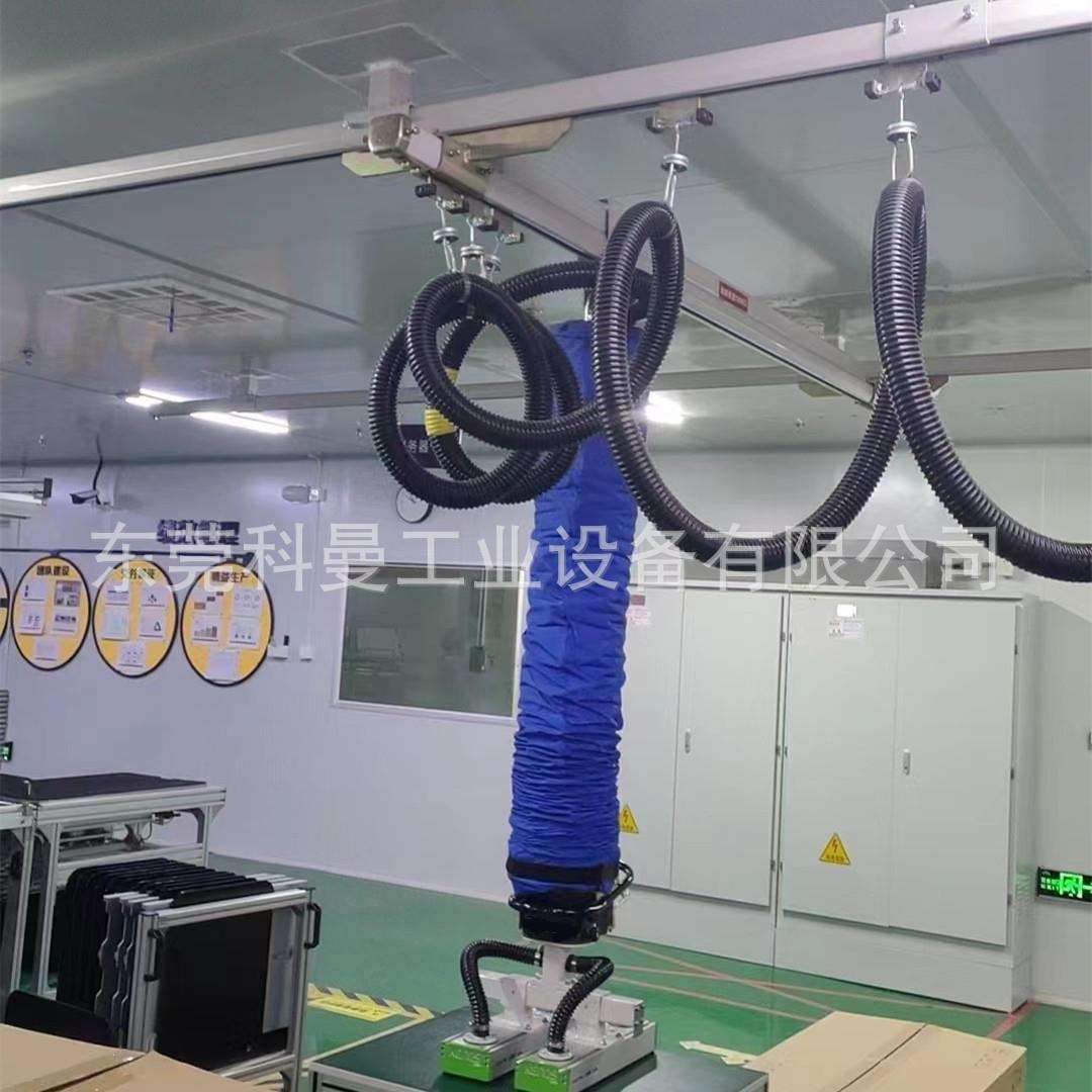 直臂式气管吸吊机汽车玻璃家具搬运码垛上料机KBK轨道提升吸吊具