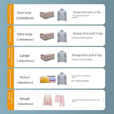 Home vacuum compression bag blanket clothing storage bag