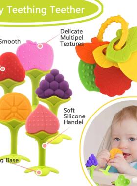 Fruit Macaroon Teether Teething toys for teething babies Eas