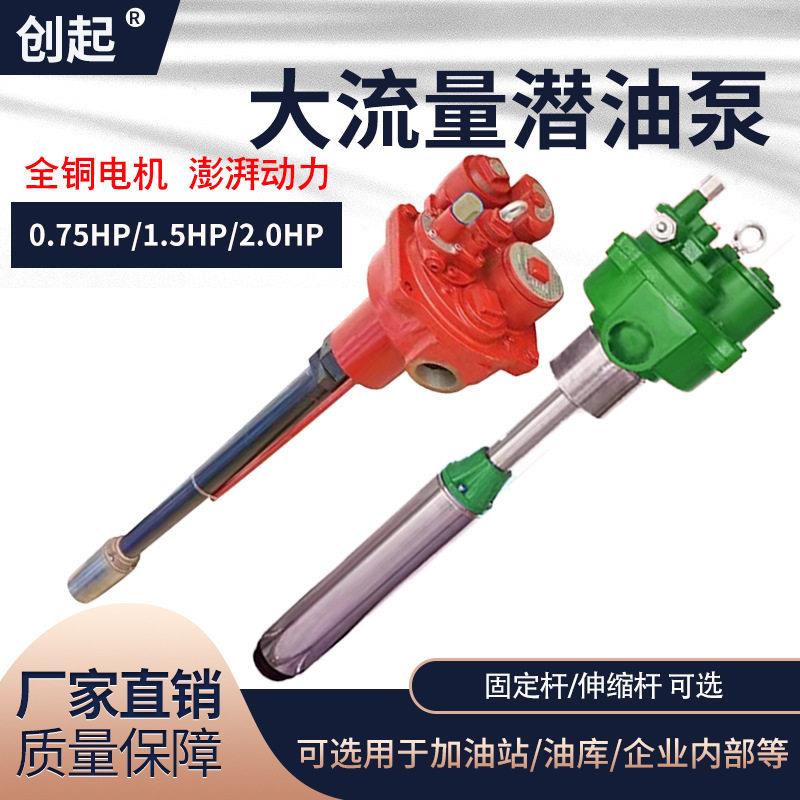 220V80V潜油泵加油站油库油柴油汽油防爆泵大流量扬程自吸泵