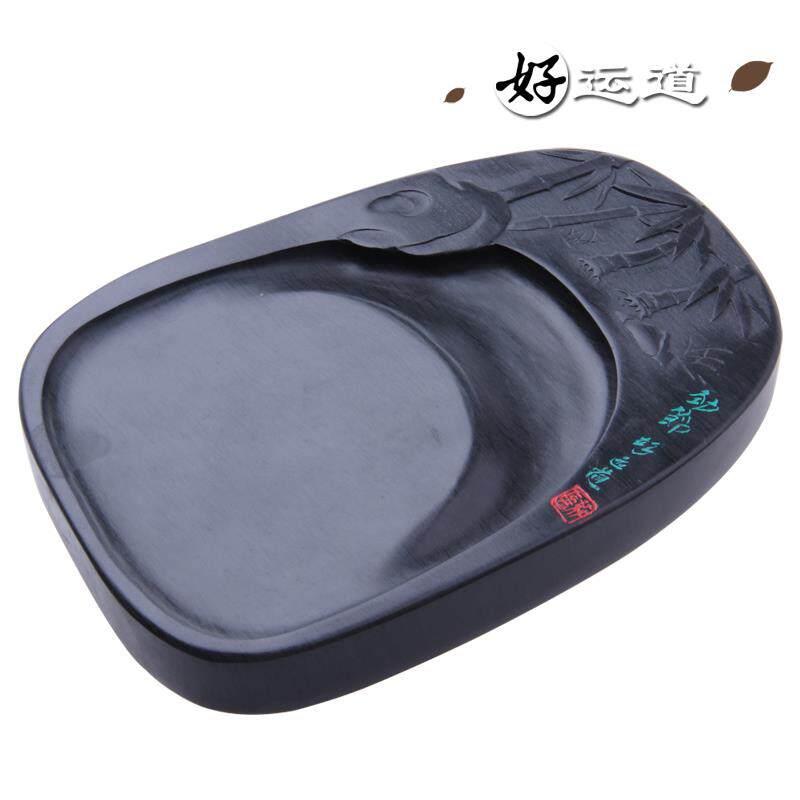 高档书法用劲品笔墨者纸砚砚台8寸歙砚高档文房四宝书法台砚初学