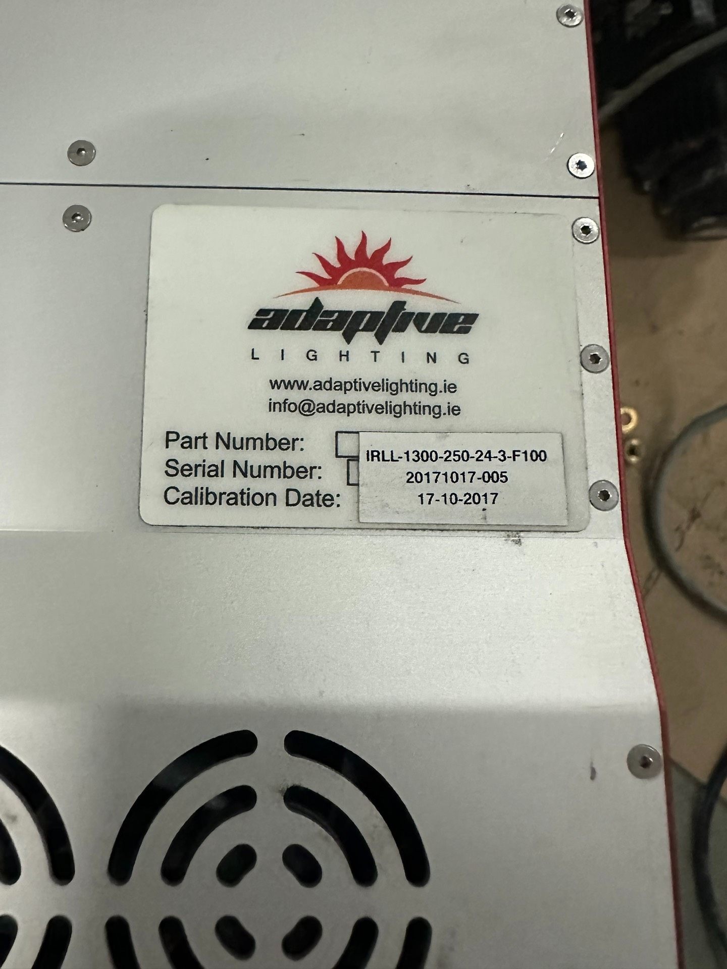 HENNECKE分选机 TFC光源 IRLL-1300-25