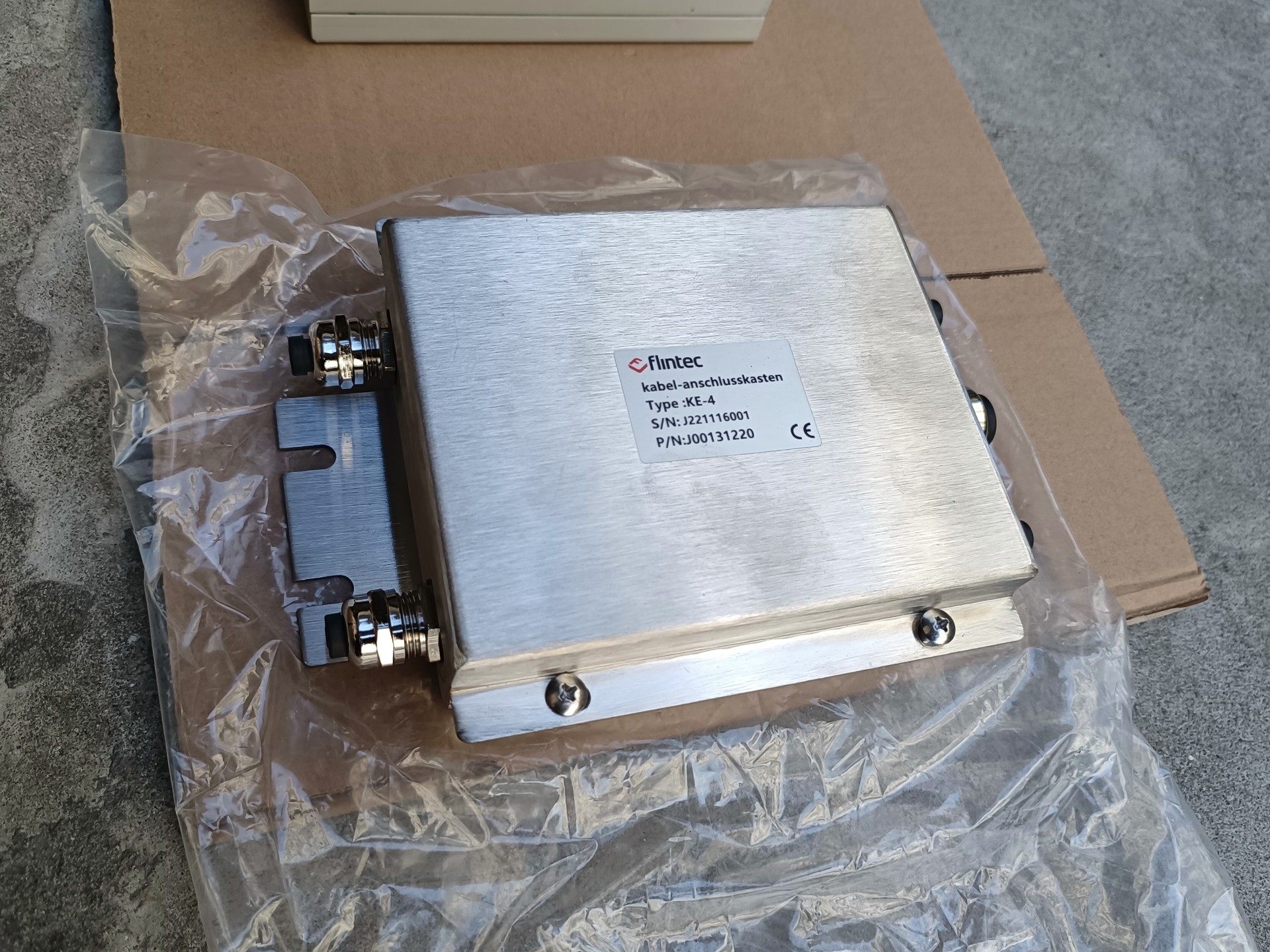 全新德国FLINTEC富林泰克，接线盒KE-4，库存商品原装