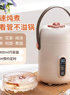 便携式烧水壶小型迷你宝宝冲奶自动保温一体旅行多功能煮粥电热杯
