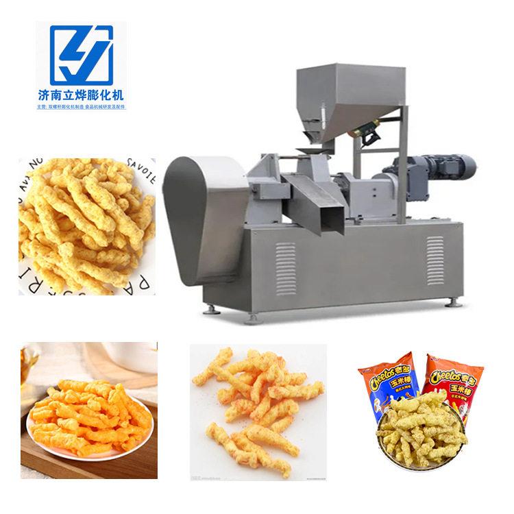 立烨科技 实体工厂 膨化设备生产厂家 奇多 粟米条生产线