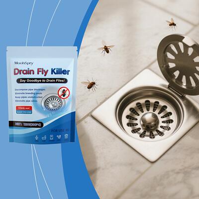 MOONSPRY Drain Fly Elimination Powder - Kitchen and Bathroom