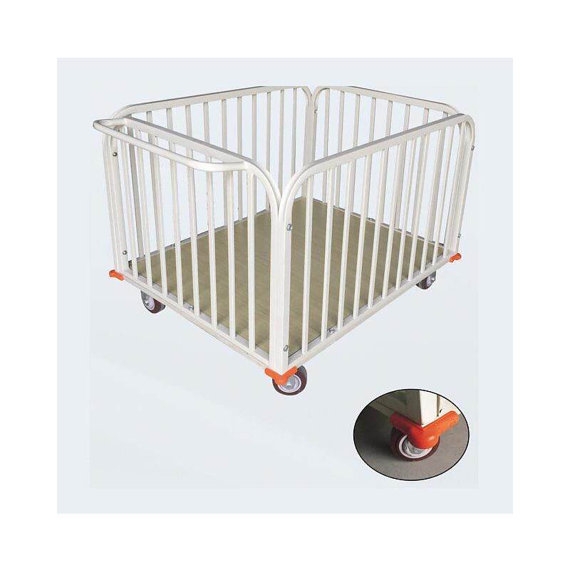 四轮静围栏车物流推货搬车平板手推354车音网架手推车车运车