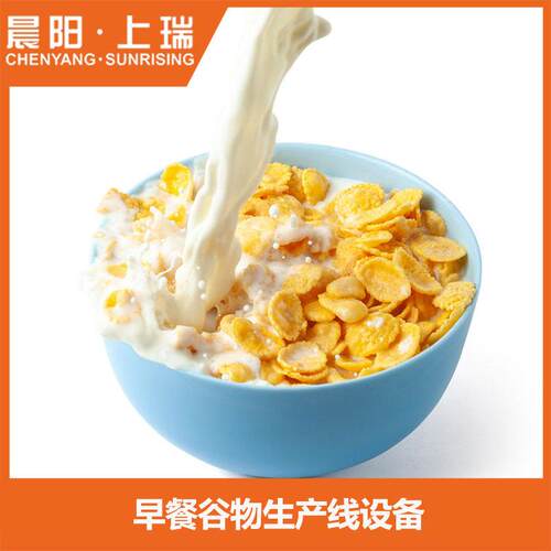 餐谷物玉米片早生士产线设备芝CY65球生产线机器谷物脆生产线