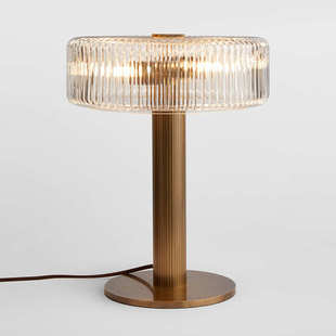 轻奢后现代玻璃台灯北欧简约设计师样板间民宿酒店装 饰床头灯