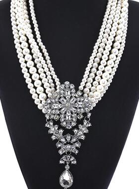 Multi layer pearl, crystal, gemstone, water droplet