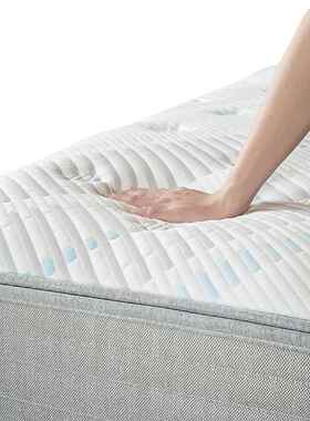 5OMo米on天然乳胶V床KLB垫天丝面料1.51.8弹簧席梦4思床垫可拆洗