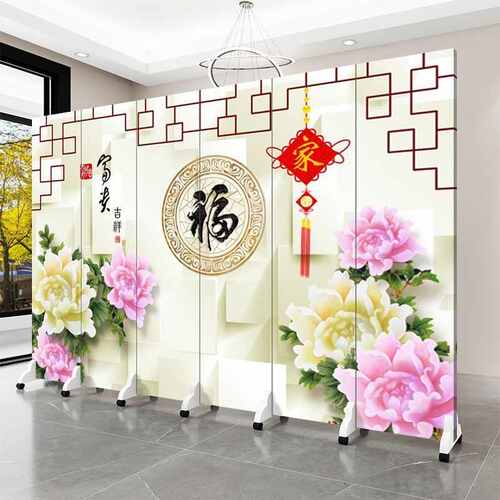 中式屏风隔断家和福满堂客厅卧室简约现代折叠可移动遮挡酒店屏风