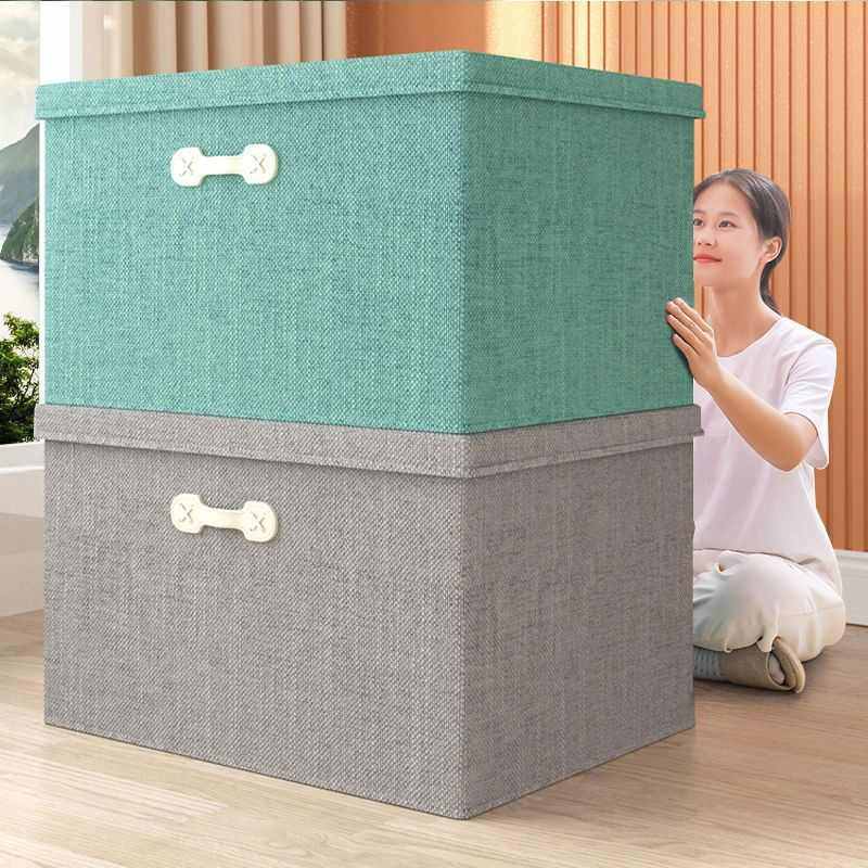 桌面收纳盒杂物收纳筐布艺衣柜整理收纳箱宿舍衣物被子收纳箱余间,收纳整理,收纳箱,淘宝优惠券,粉丝福利购,淘宝优惠卷