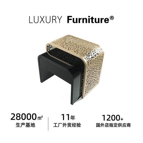Roberto Cavalli WATAMU console furniture 高档豪宅别墅矮桌