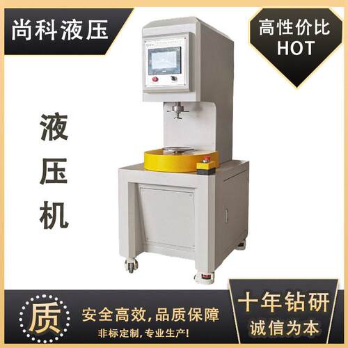 微型电机组件压装伺服液压机铜条铜管镶嵌精密数控臂定制液压机