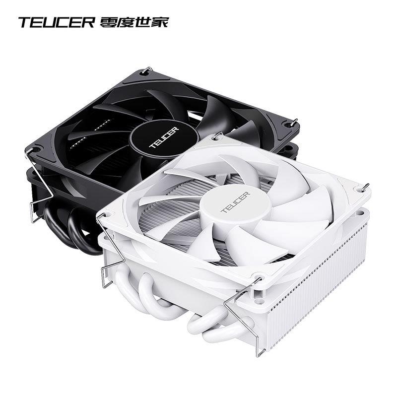 零度世家ITX超薄HTPC6热管115X/1200/1700 AM5 cpu散热器静音风扇