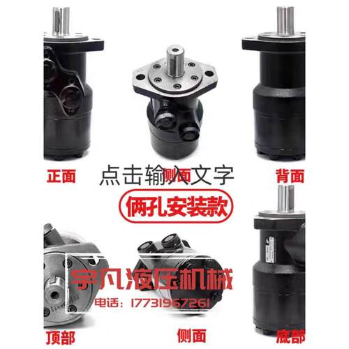 BM2/R液压马达摆线液压低速大扭矩模具油马达50/200/315/400/500