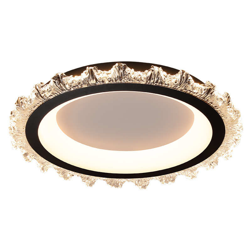 2025新款现代简约北欧卧室灯吸顶灯轻奢创意个性圆形护眼房间灯具