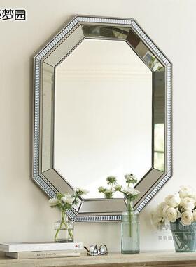 2026新款北欧立体浴室镜轻奢卫生间浴室玄关装饰镜2142