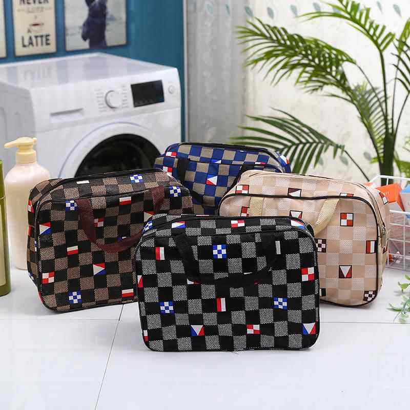 pvc男女洗澡包便携大容量手提健身防水外出可折叠洗漱包厂家