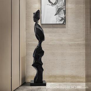 现代ZFT轻奢大走型玻璃钢雕处塑摆落件大堂过道廊地售楼装 饰品艺