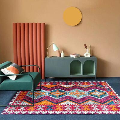 Bohemia Living Room Sofa Carpet Ethnic Style Bedroom Rug Mor