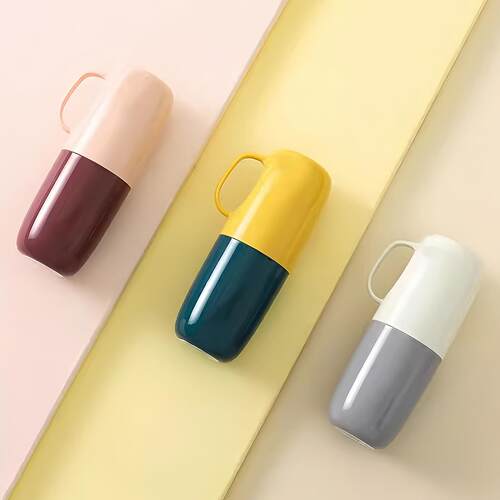 Travel Toothbrush Case and Portable漱口杯旅行牙刷盒便携套装