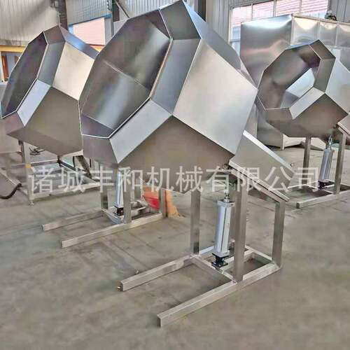 商用 滚筒八角拌机料不锈钢喷油调味八角BJB900锅拌料机 巴调味拌