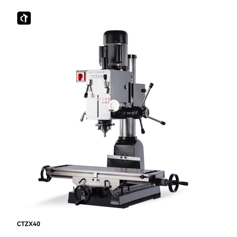 呲铁新品CTZX40圆立柱钻铣床重型钻床小铣床工业钻床小型家用钻铣