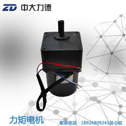 中大堵转力矩电机4TK10GN-CP-4GN100K服装纺织行业收卷膜专用