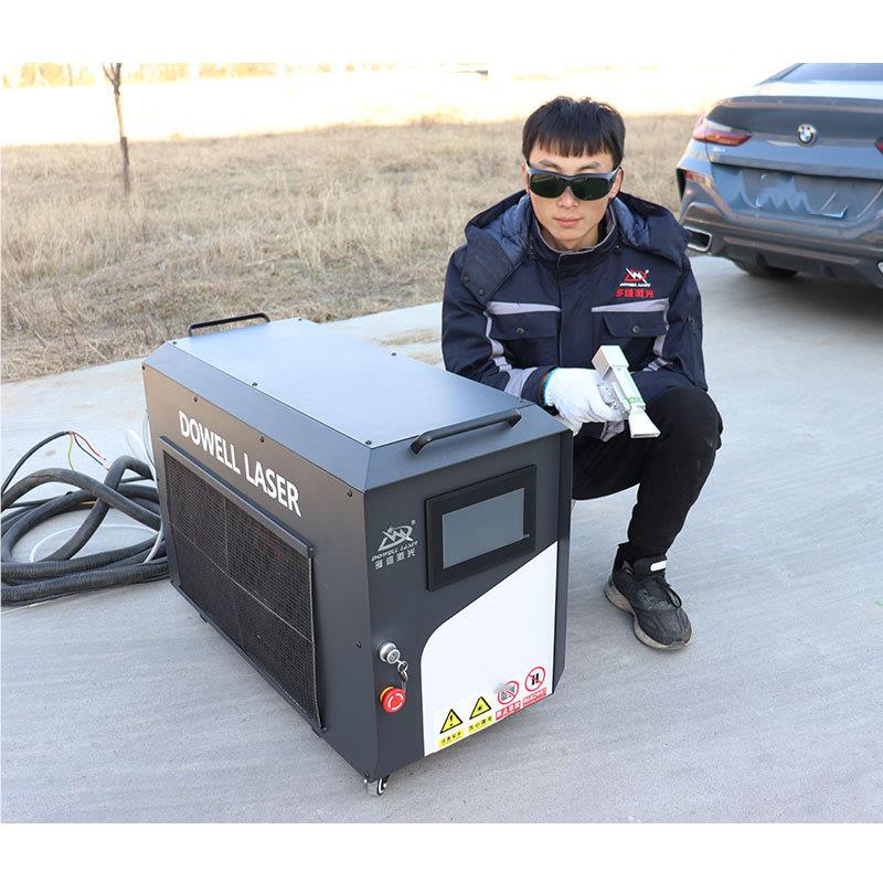 金手持TJE式激光锈机属氧物激光除除化锈除漆模具激光清洗机大功