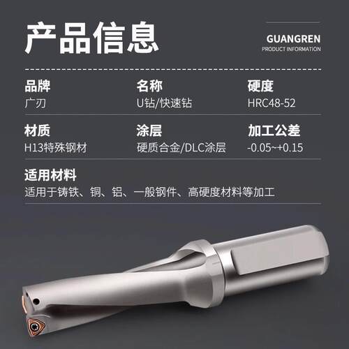 4倍U钻SP 数控快速钻头 暴力钻 14 15 16 17 18 19 20 23 25.5-50