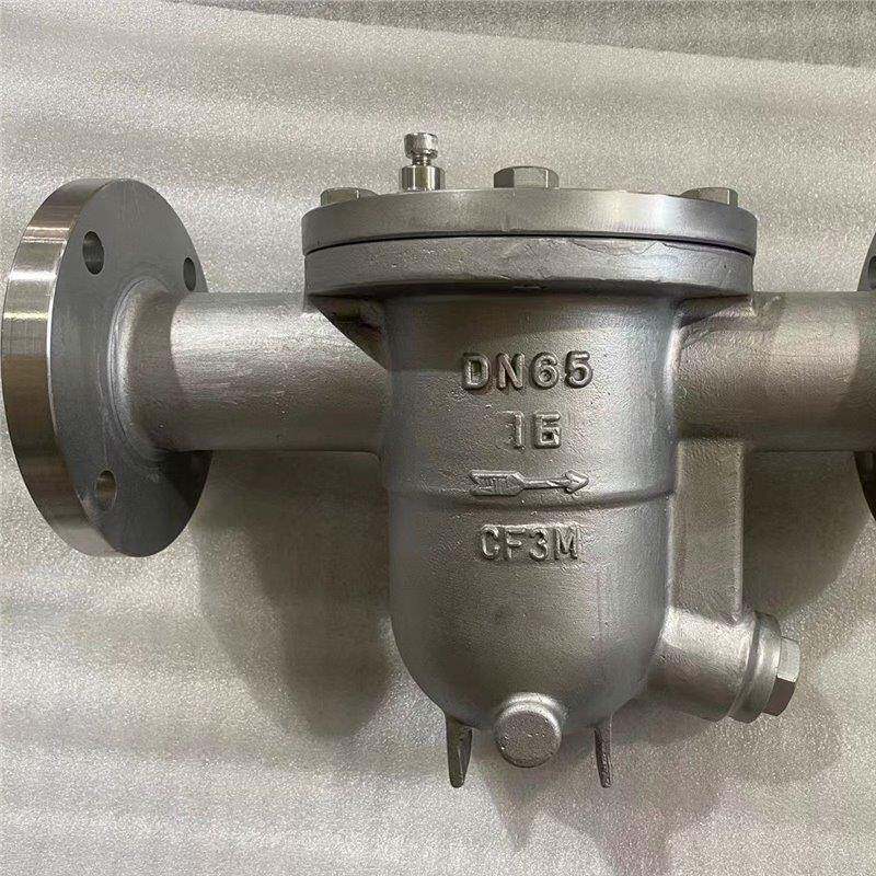 为CS41H阀座蒸汽浮球疏水阀材料密封面Cr13式-16C自由法兰