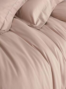 A类简约拼色加厚100s全棉磨毛四件套母婴级纯棉柔软亲肤床上用品