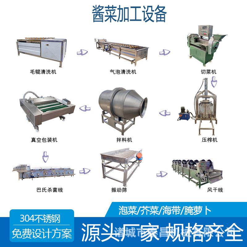 酸辣脆萝卜生产线萝卜条生产机器全自动芥菜丝加工机器儿菜加工线