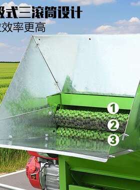 2025新功款三滚筒粒机机多能脱粒水稻脱脱粒油菜DJE籽大豆小麦脱