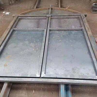 聚仁防火栅栏门煤矿防火栅栏门钢制防火密闭门机器设备