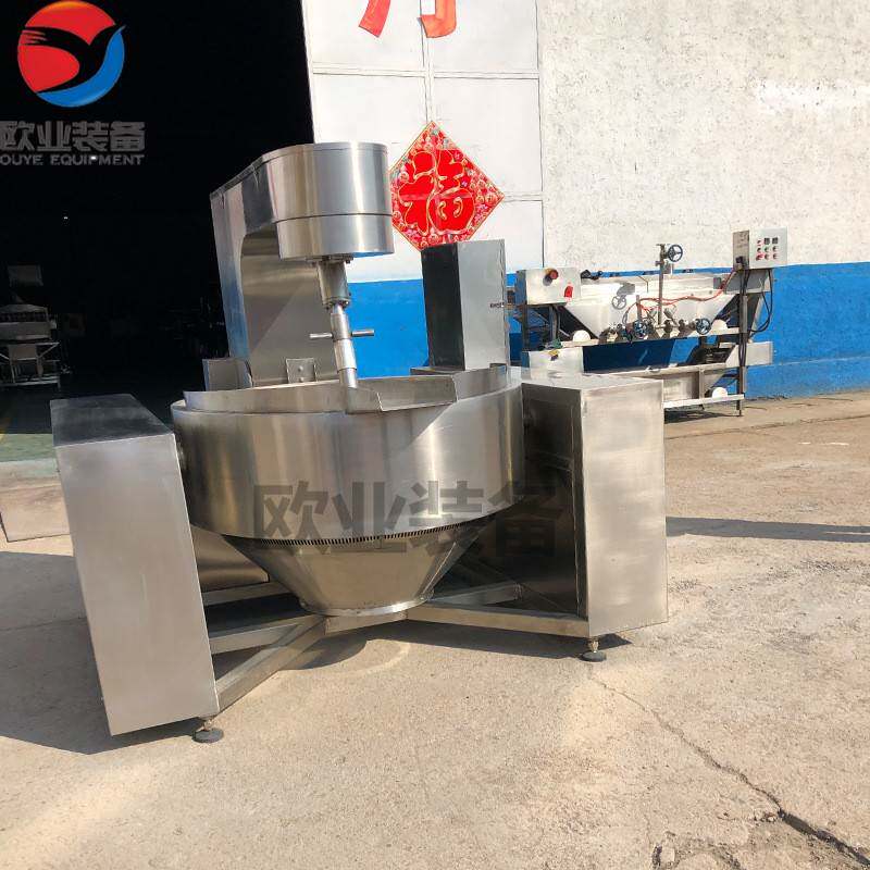 杏仁夹心奶枣炒锅 奶酪搅拌炒锅哪家好 不锈钢全自动棉花糖化糖机