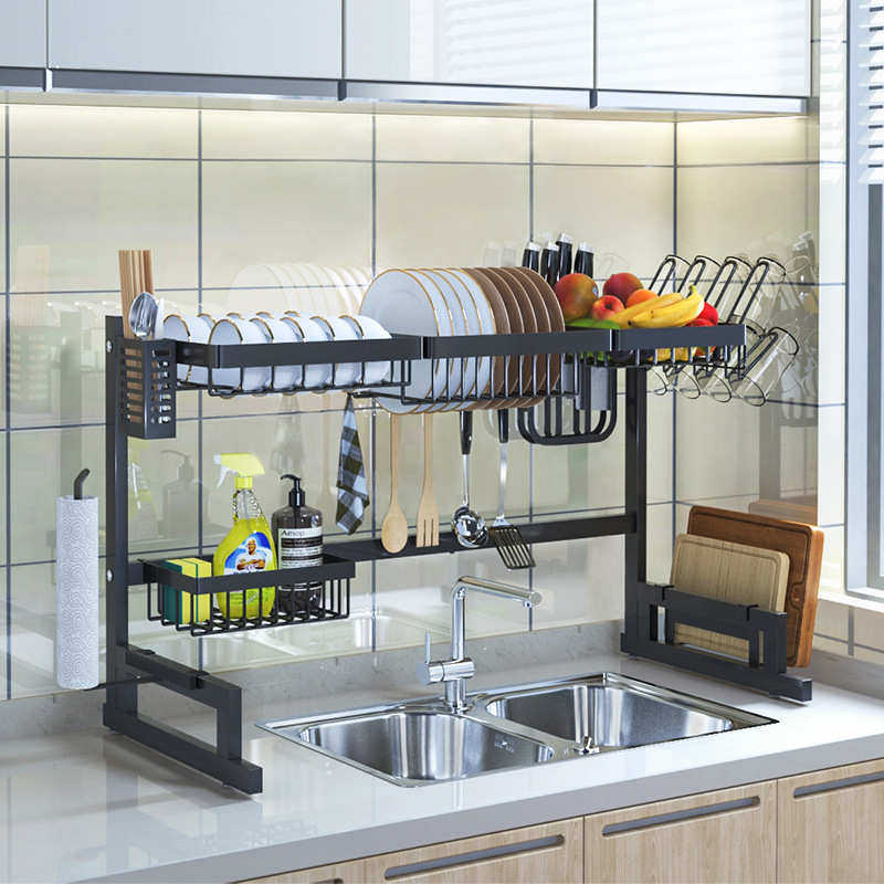 厨房水槽架伸缩碗碟沥水架不锈钢沥碗架厨房水槽刀砧筷收纳架,厨房/烹饪用具,厨房抽屉置物架,淘宝优惠券,粉丝福利购,淘宝优惠卷
