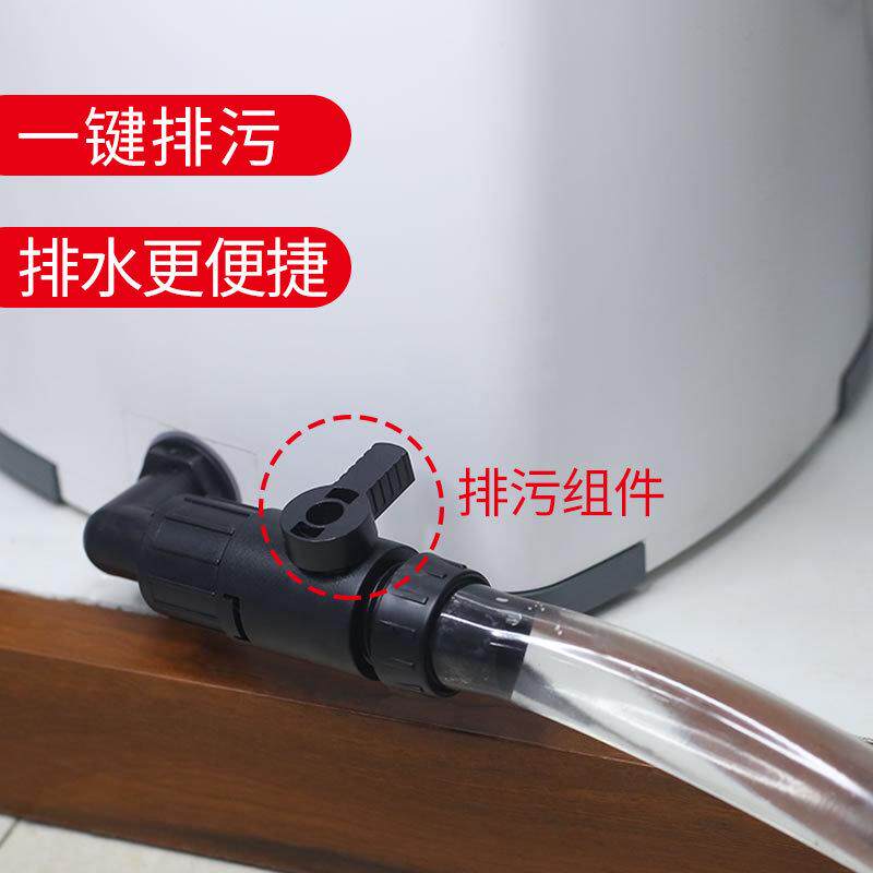 XWA过滤桶鱼缸外置过滤器壁挂式过滤器带除油膜静音缸外过滤桶