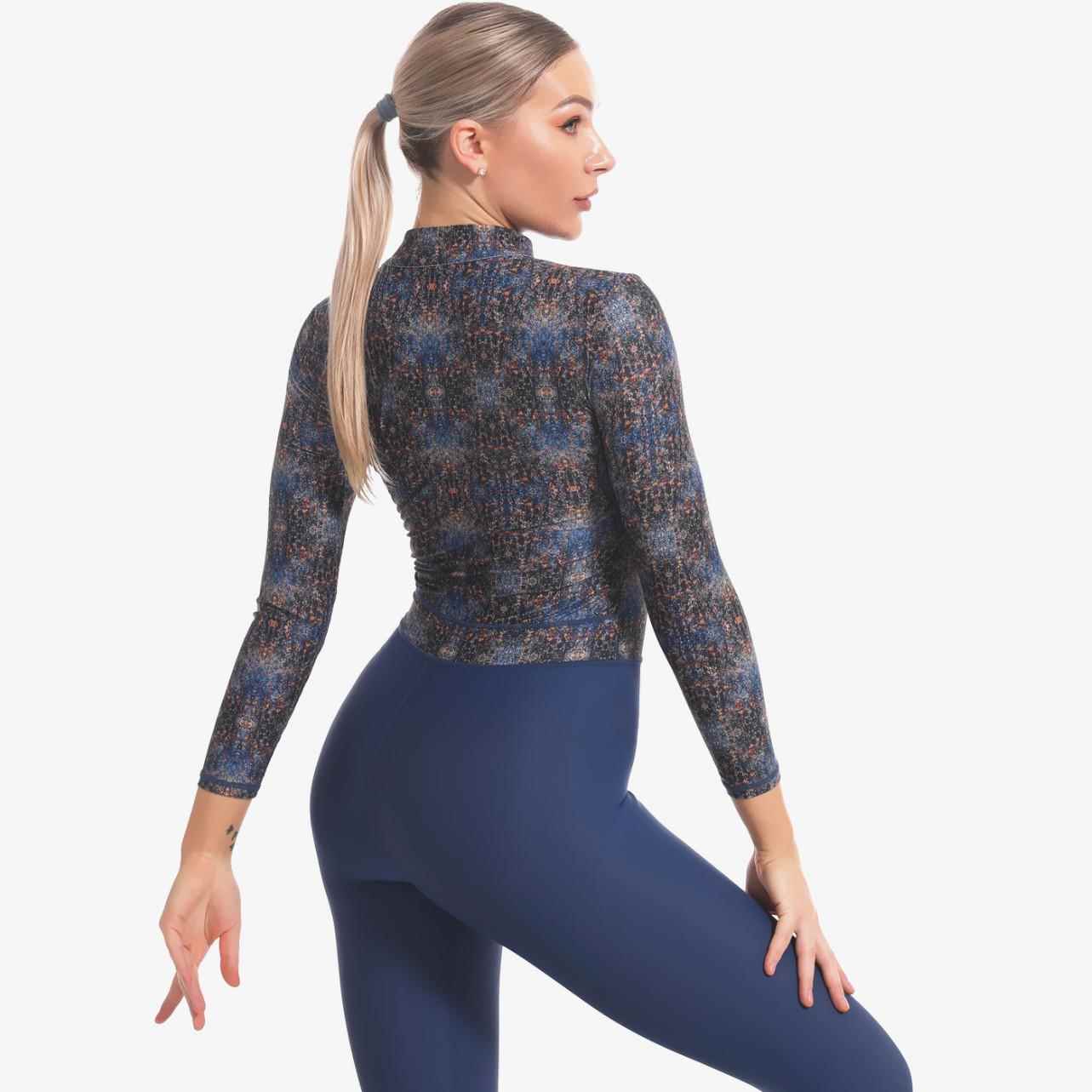 Nude Bodysuit Long Yoga Fitness Strength Sports Sleeve