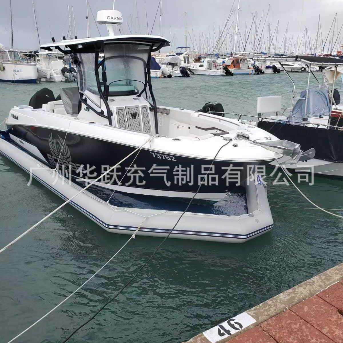 海上充气码头浮排停靠台游艇摩托艇泊位停靠码头防污防腐蚀防生蚝
