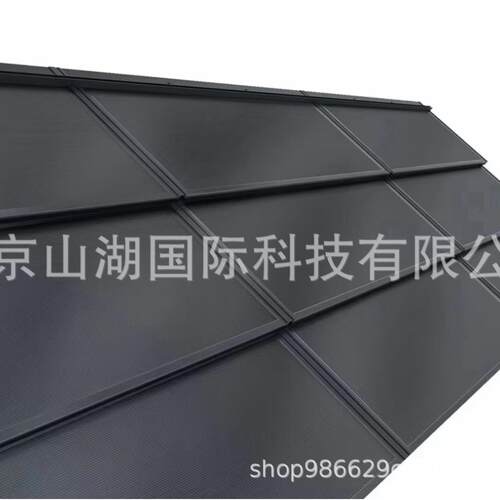 全面光伏一片瓦发电瓦全套系统太阳能发平电防安太阳能屋顶光伏水