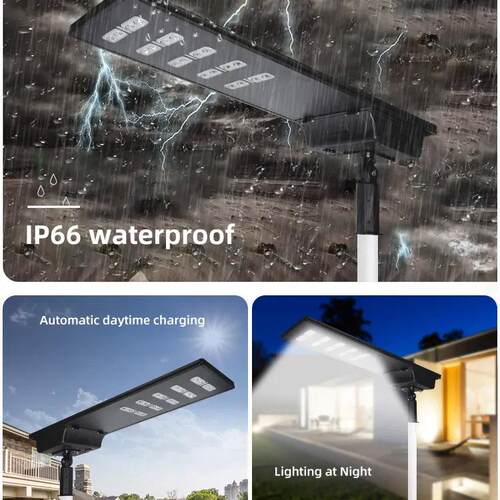 2023新工程款一体化太阳能路灯80-120W大尺寸铝型材外壳3030LED灯