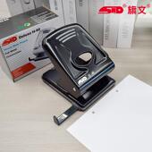 旗文8加活页双孔打孔机0厚mmH 40孔距财务办文教公活页手动2孔打